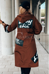 GENUA Kleid in Braun – Große Größen | Cavaricci.de