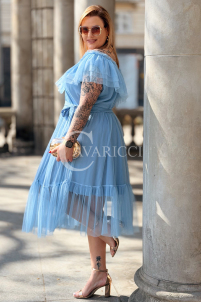 Kleid in Hellblau – Große Größen | Cavaricci.de