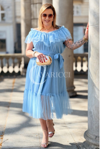 Kleid in Hellblau – Große Größen | Cavaricci.de