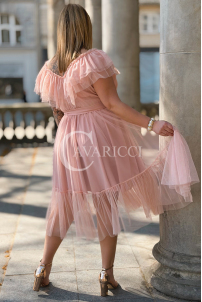 Kleid in Puderrosa – Große Größen | Cavaricci.de
