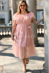 Kleid in Puderrosa – Große Größen | Cavaricci.de