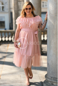 Kleid in Puderrosa – Große Größen | Cavaricci.de