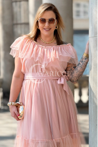 Kleid in Puderrosa – Große Größen | Cavaricci.de