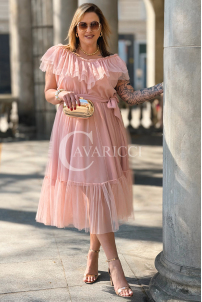 Kleid in Puderrosa – Große Größen | Cavaricci.de