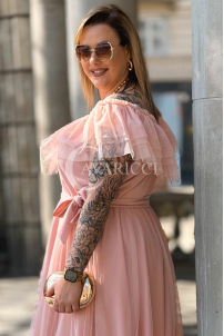 Kleid in Puderrosa – Große Größen | Cavaricci.de