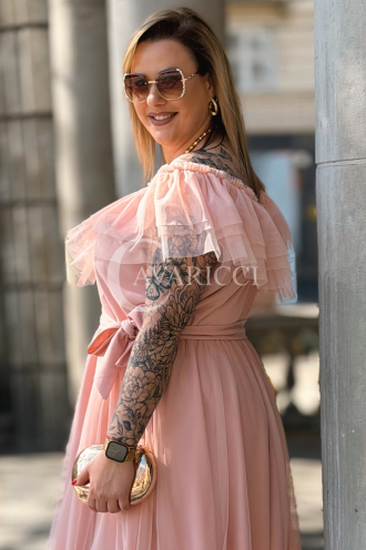 Kleid in Puderrosa – Große Größen | Cavaricci.de