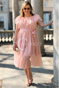 Kleid in Puderrosa – Große Größen | Cavaricci.de