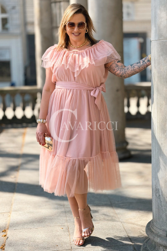 Kleid in Puderrosa – Große Größen | Cavaricci.de