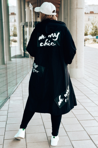 GENUA Kleid in Schwarz – Große Größen | Cavaricci.de
