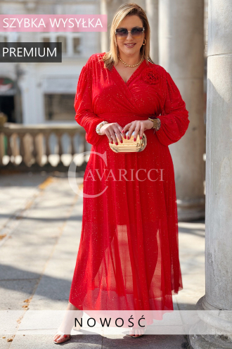Kleid in Rot – Große Größen | Cavaricci.de