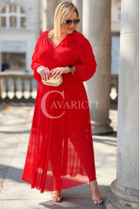Kleid in Rot – Große Größen | Cavaricci.de