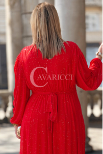 Kleid in Rot – Große Größen | Cavaricci.de