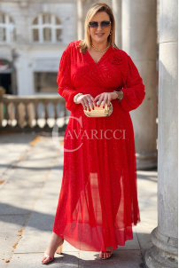 Kleid in Rot – Große Größen | Cavaricci.de