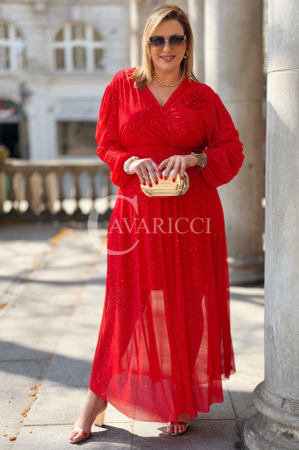 Kleid in Rot – Große Größen | Cavaricci.de