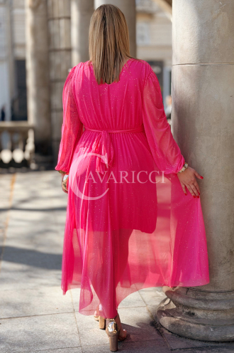 Kleid in Fuchsia – Große Größen | Cavaricci.de