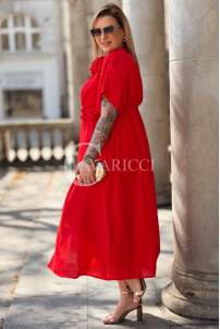 Kleid in Rot – Große Größen | Cavaricci.de