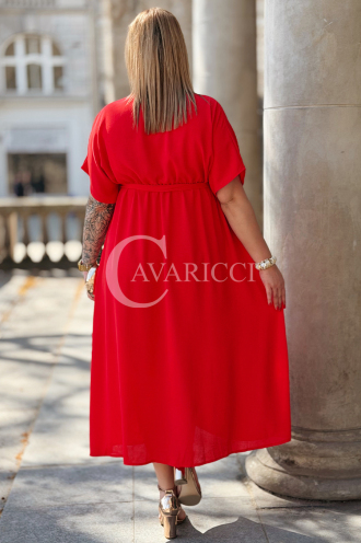Kleid in Rot – Große Größen | Cavaricci.de