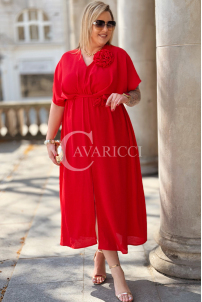 Kleid in Rot – Große Größen | Cavaricci.de