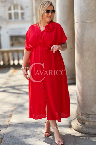 Kleid in Rot – Große Größen | Cavaricci.de