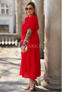 Kleid in Rot – Große Größen | Cavaricci.de