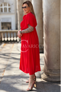 Kleid in Rot – Große Größen | Cavaricci.de