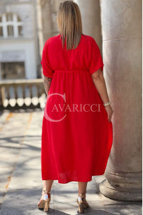 Kleid in Rot – Große Größen | Cavaricci.de