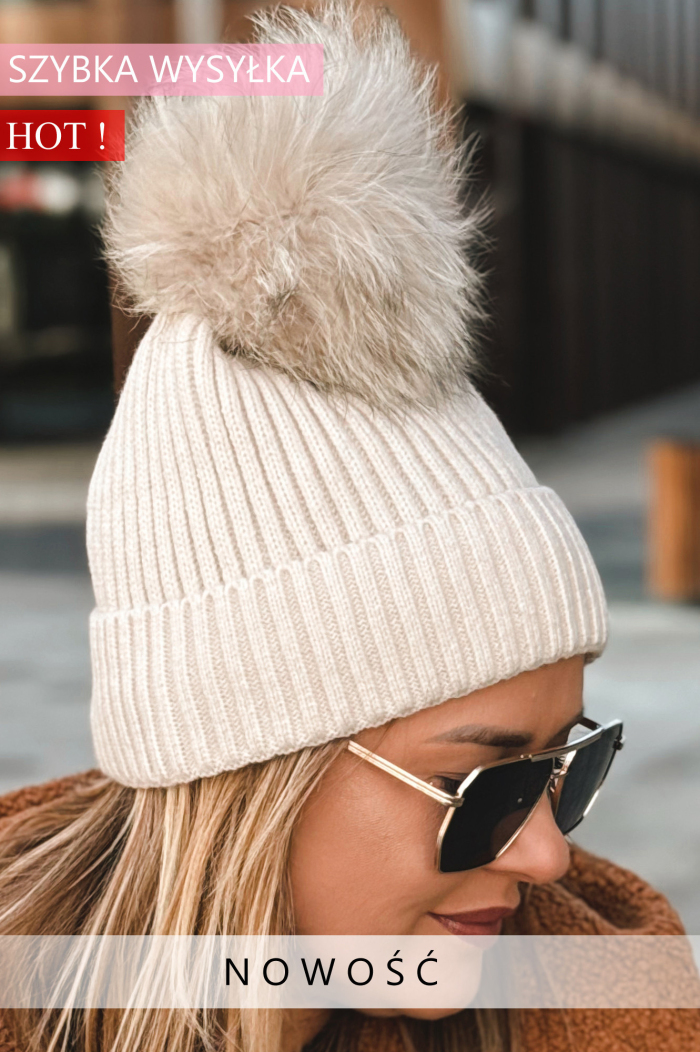 Mütze in Beige – Große Größen | Cavaricci.de