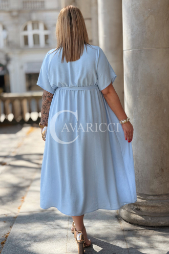 Kleid in Hellblau – Große Größen | Cavaricci.de