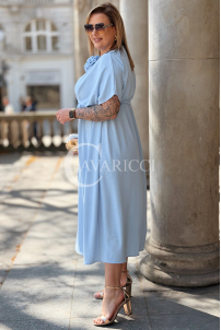 Kleid in Hellblau – Große Größen | Cavaricci.de