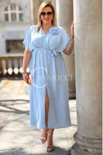 Kleid in Hellblau – Große Größen | Cavaricci.de