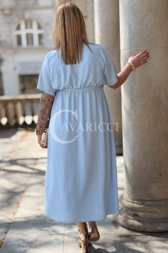 Kleid in Hellblau – Große Größen | Cavaricci.de