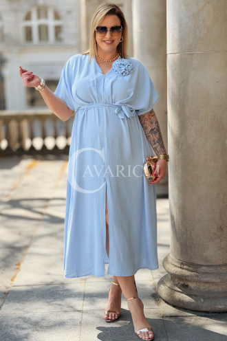 Kleid in Hellblau – Große Größen | Cavaricci.de