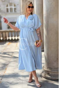 Kleid in Hellblau – Große Größen | Cavaricci.de