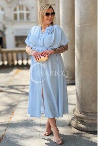 Kleid in Hellblau – Große Größen | Cavaricci.de