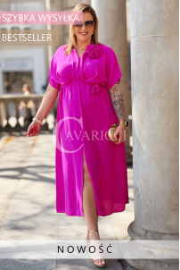 Kleid in Fuchsia – Große Größen | Cavaricci.de