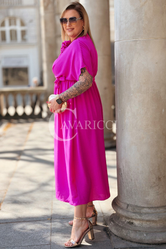 Kleid in Fuchsia – Große Größen | Cavaricci.de