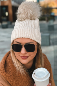 Mütze in Beige – Große Größen | Cavaricci.de