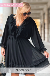KAJA Kleid in Schwarz – Große Größen | Cavaricci.de