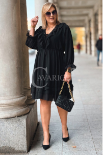 KAJA Kleid in Schwarz – Große Größen | Cavaricci.de