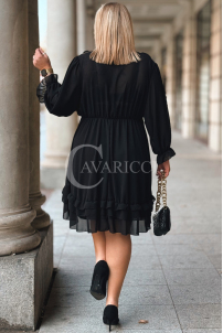 KAJA Kleid in Schwarz – Große Größen | Cavaricci.de