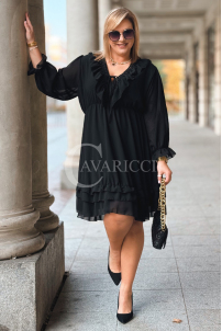 KAJA Kleid in Schwarz – Große Größen | Cavaricci.de