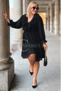 KAJA Kleid in Schwarz – Große Größen | Cavaricci.de
