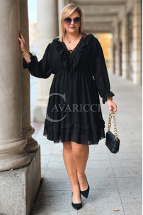 KAJA Kleid in Schwarz – Große Größen | Cavaricci.de