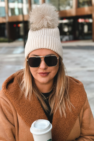 Mütze in Beige – Große Größen | Cavaricci.de