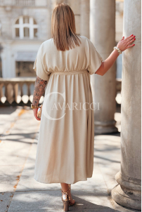 Kleid in Beige – Große Größen | Cavaricci.de