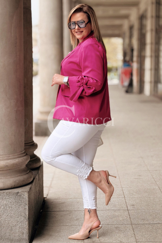 Hose in Fuchsia – Große Größen | Cavaricci.de