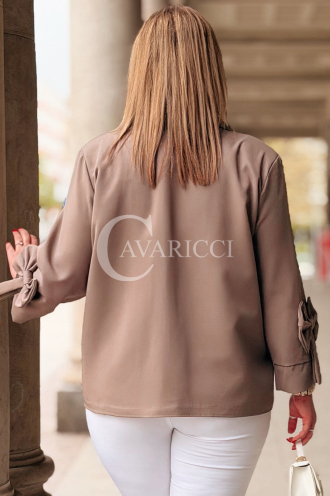 Hose in Taupe – Große Größen | Cavaricci.de