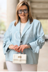 Blazer LEONORA – Klassischer Schnitt mit Futter und Schleifen Farbe Blau
