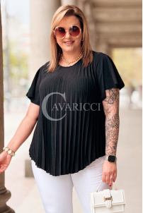 Bluse in Schwarz – Große Größen | Cavaricci.de