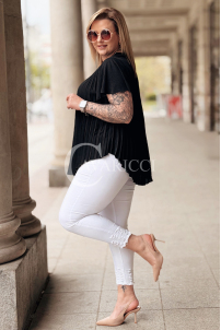Bluse in Schwarz – Große Größen | Cavaricci.de